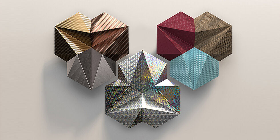 Future-oriented product design with LEONHARD KURZ Refined finger games with KURZ surface decoration