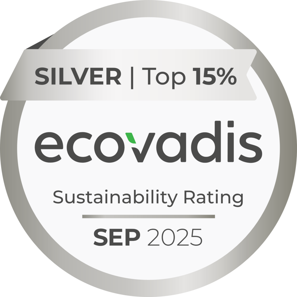 Silver from EcoVadis: Pioneering Work in Environmental Protection EcoVadis Sustainability Rating: Silver award